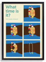Poster Candy Clock by Rosi Feist - Kuriosis Fine Art GmbH