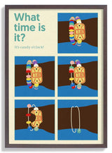 Poster Candy Clock by Rosi Feist - Kuriosis Fine Art GmbH