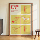 Poster Drying Rack by Rosi Feist - Kuriosis Fine Art GmbH