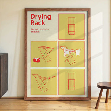 Poster Drying Rack by Rosi Feist - Kuriosis Fine Art GmbH