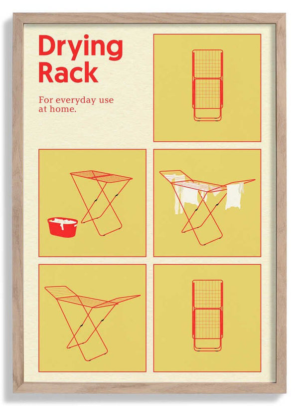 Poster Drying Rack von Rosi Feist