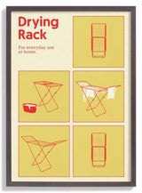 Poster Drying Rack by Rosi Feist - Kuriosis Fine Art GmbH