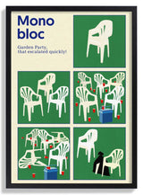 Poster Monobloc Five Squares by Rosi Feist - Kuriosis Fine Art GmbH