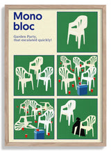 Poster Monobloc Five Squares by Rosi Feist - Kuriosis Fine Art GmbH