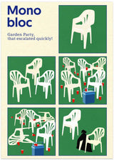 Poster Monobloc Five Squares by Rosi Feist - Kuriosis Fine Art GmbH