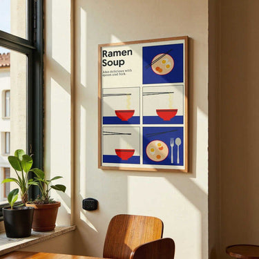 Poster Ramen Soup by Rosi Feist - Kuriosis Fine Art GmbH