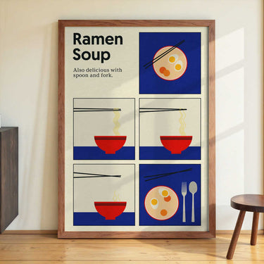 Poster Ramen Soup by Rosi Feist - Kuriosis Fine Art GmbH