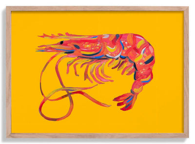 Prawn On Yellow door Alice Straker