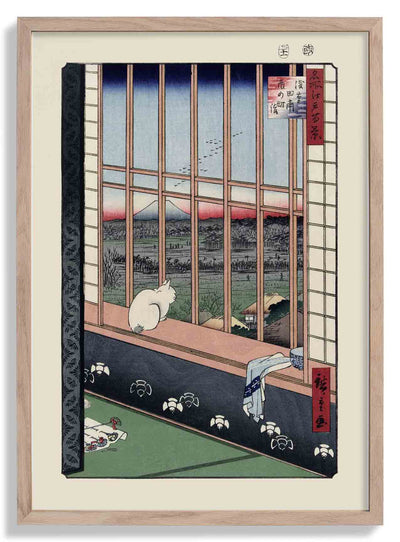 Procession to the Torinomachi festival in the rice fields of Asakusa by Hiroshige