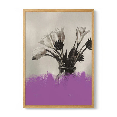 Purple Splash Blooms von The Art Concept