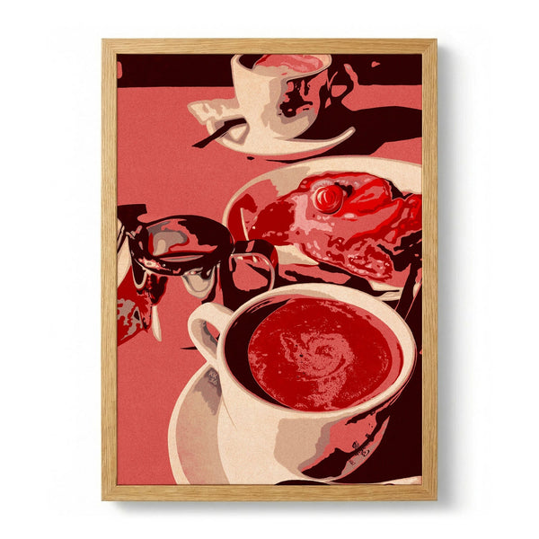 Red Coffee Morning by Katariina