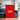 Red Striped Sofa by Greywork.Studio - Kuriosis Fine Art GmbH