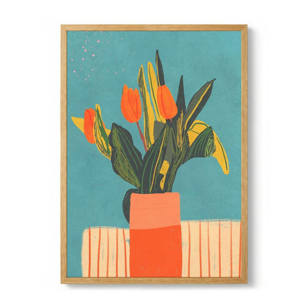 Red tulips By Gigi Rosado