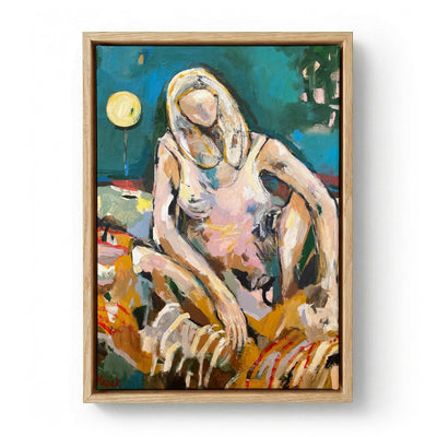 Relaxed Blonde Figure by Magdalena