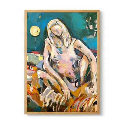 Relaxed Blonde Figure by Magdalena