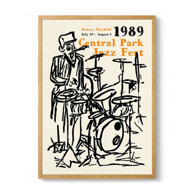 Retro Jazz Drummer by Patryk Krygowski