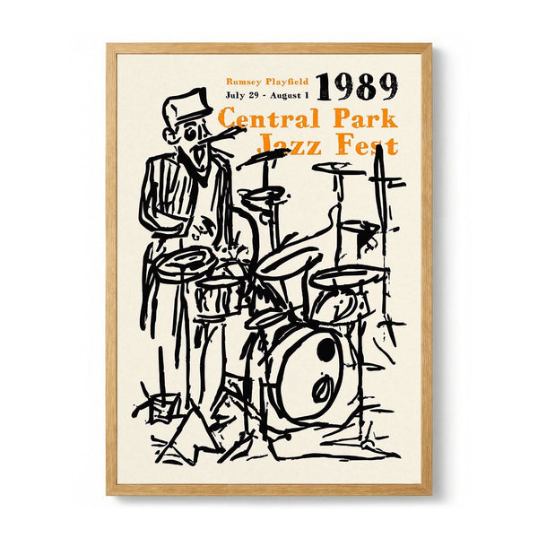 Retro Jazz Drummer by Patryk Krygowski