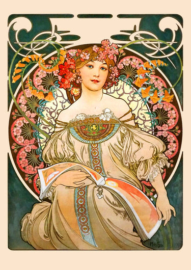 Reverie by Alphonse Mucha - Kuriosis Fine Art GmbH