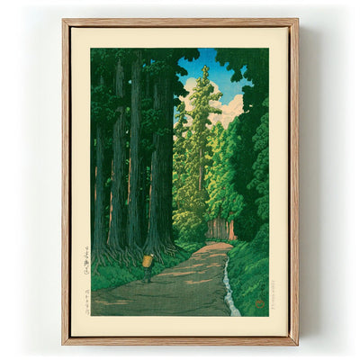 Road to Nikko by Hasui