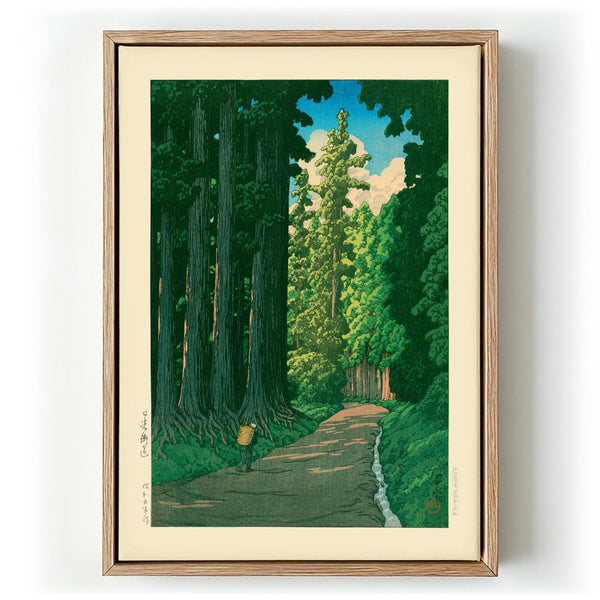 Road to Nikko by Hasui