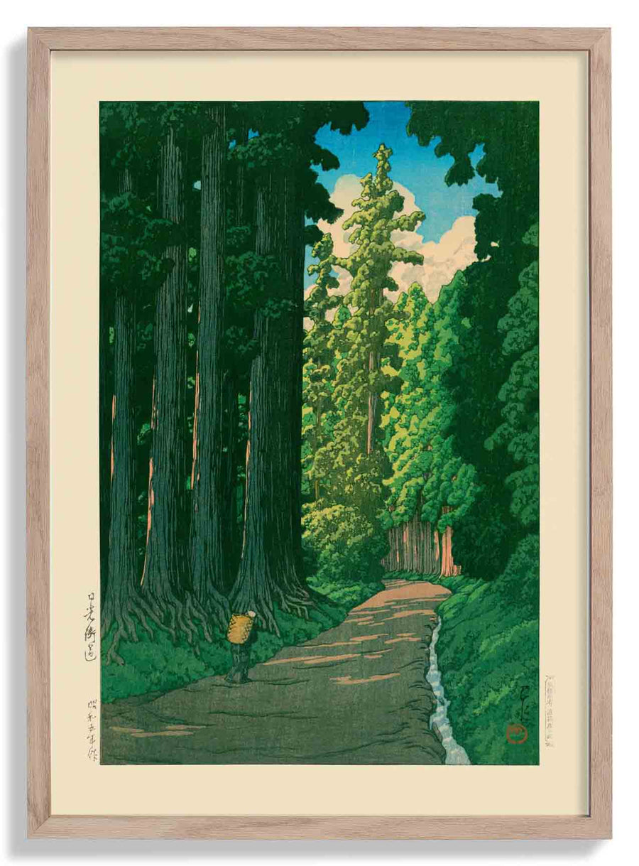 Road to Nikko by Hasui - Kuriosis Fine Art GmbH