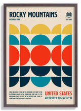 Rocky Mountains National Park Travel Poster by Retrodrome - Kuriosis Fine Art GmbH