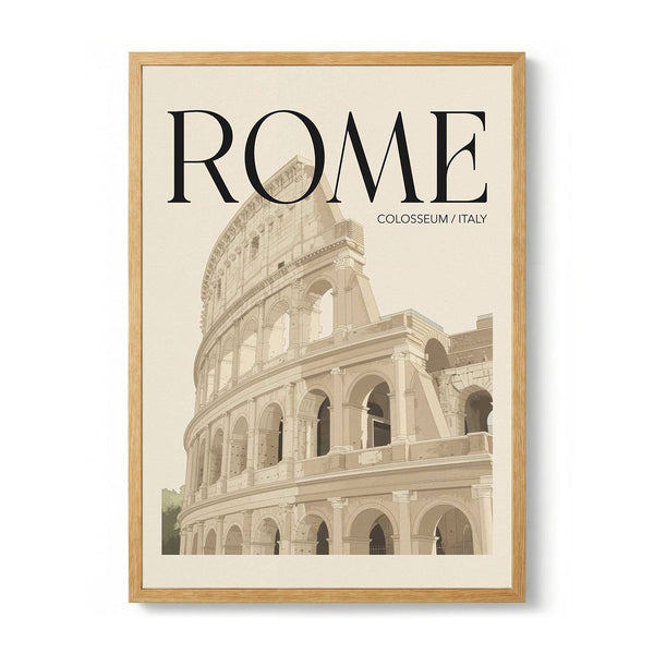 Rome Travel Poster di Andreas Magnusson