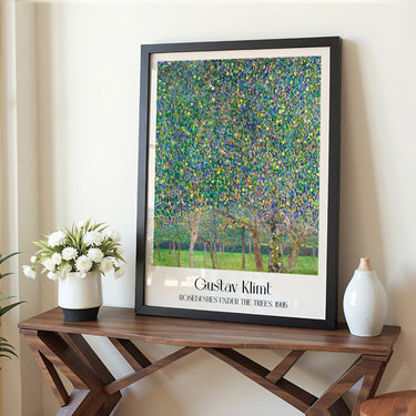 Rose Bushes Under The Trees by Gustav Klimt - Kuriosis Fine Art GmbH