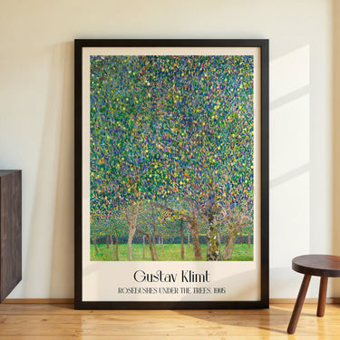 Rose Bushes Under The Trees by Gustav Klimt - Kuriosis Fine Art GmbH