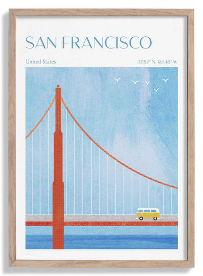 San Francisco, Golden Gate Bridge door longwayhome