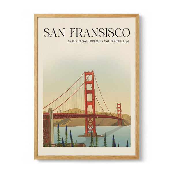 San Fransisco Travel Poster di Andreas Magnusson