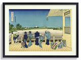 Sazai Hall Temple of Five Hundred Rankan by Katsushika Hokusai - Kuriosis Fine Art GmbH