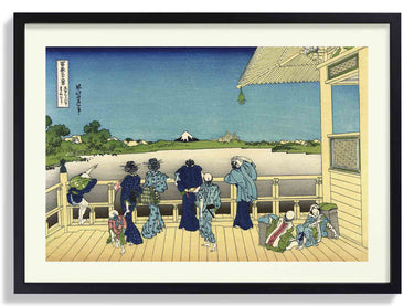 Sazai Hall Temple of Five Hundred Rankan by Katsushika Hokusai - Kuriosis Fine Art GmbH
