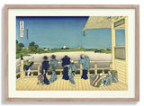 Sazai Hall Temple of Five Hundred Rankan by Katsushika Hokusai - Kuriosis Fine Art GmbH