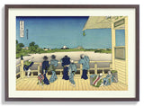 Sazai Hall Temple of Five Hundred Rankan by Katsushika Hokusai - Kuriosis Fine Art GmbH