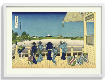 Sazai Hall Temple of Five Hundred Rankan by Katsushika Hokusai - Kuriosis Fine Art GmbH
