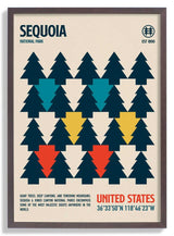 Sequoia National Park Travel Poster by Retrodrome - Kuriosis Fine Art GmbH