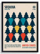 Sequoia National Park Travel Poster by Retrodrome - Kuriosis Fine Art GmbH