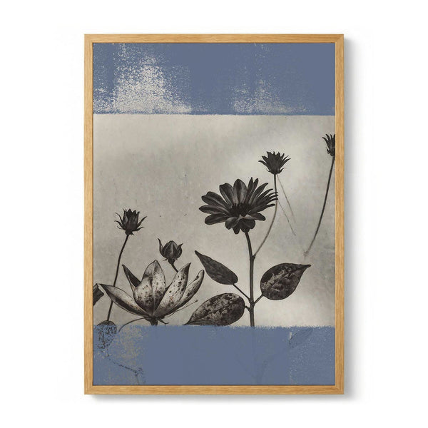 Serene Blue Botanicals by The Art Concept