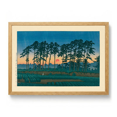 Setting Sun, Ichinokura Art Print by Kawase
