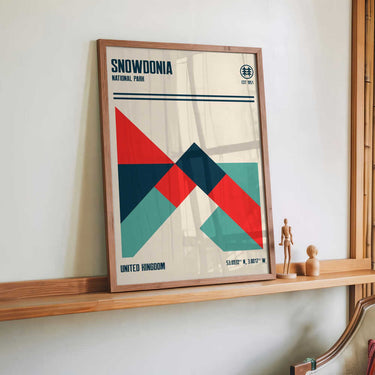 Snowdonia National Park Travel Poster by Retrodrome - Kuriosis Fine Art GmbH