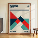 Snowdonia National Park Travel Poster by Retrodrome - Kuriosis Fine Art GmbH
