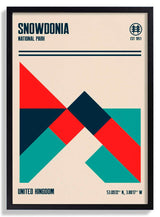 Snowdonia National Park Travel Poster by Retrodrome - Kuriosis Fine Art GmbH