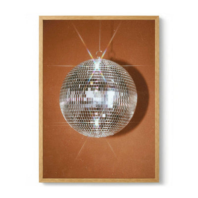 Sparkling Disco Ball di Samantha Hearn – Poster Vintage