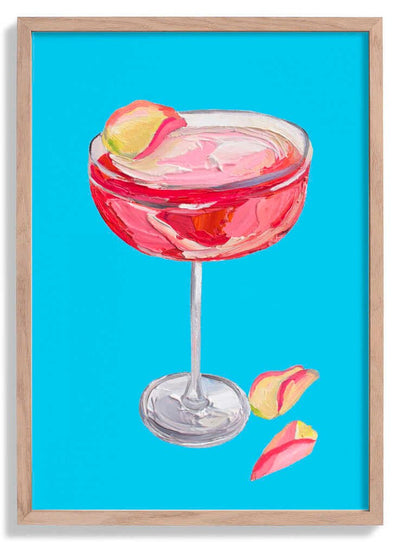 Sparkling Rose Gin Cocktail door Alice Straker