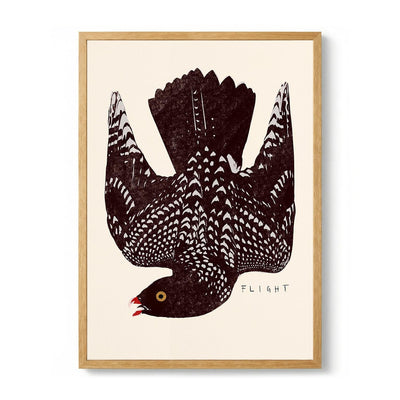 Speckled Bird Flight di Josephin Hermsdorf – Poster Moderno