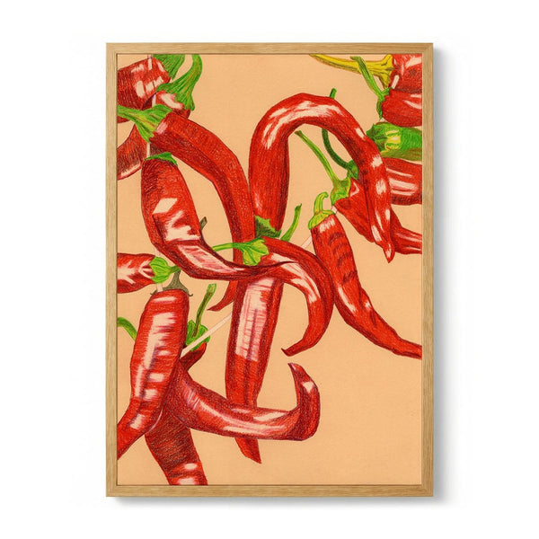 Spicy Red Peppers door Viktoriia
