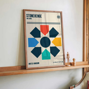 Stonehenge Travel Poster by Retrodrome - Kuriosis Fine Art GmbH