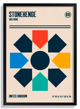 Stonehenge Travel Poster by Retrodrome - Kuriosis Fine Art GmbH