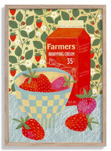 Strawberries In A Checkered Bowl by Susan Black - Kuriosis Fine Art GmbH